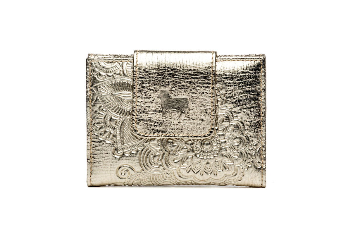 Billetera Toro de piel pequeña