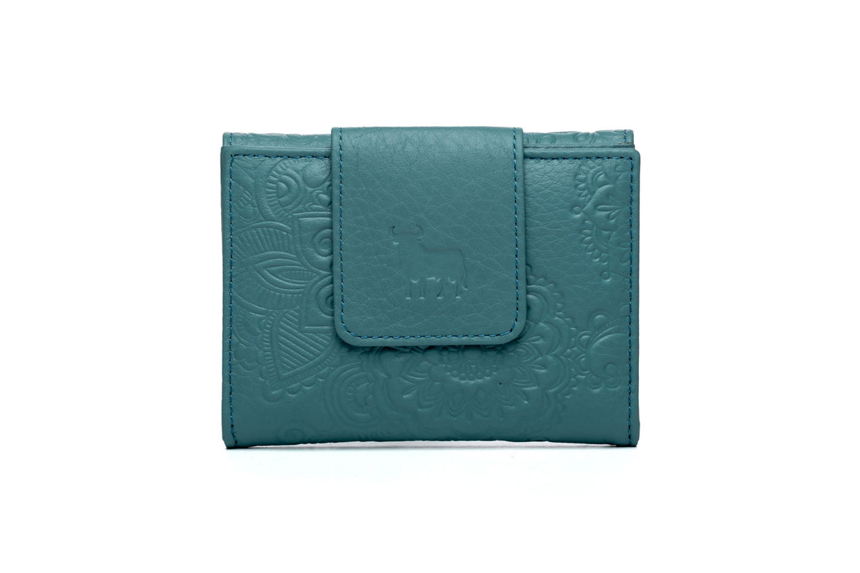 Billetera Toro de piel pequeña