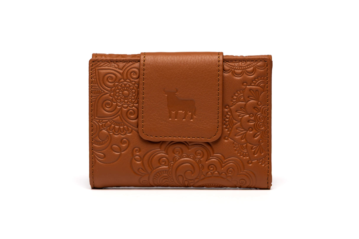 Billetera Toro de piel pequeña