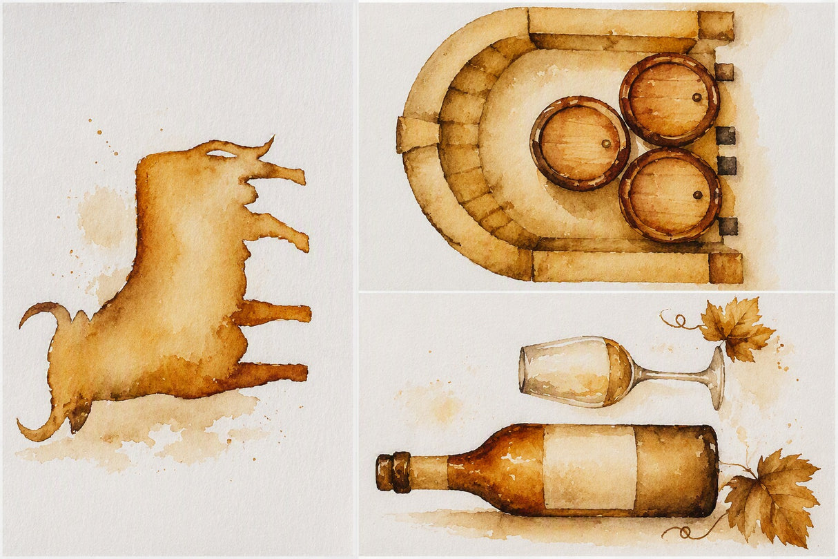DEL CATAVINO AL PINCEL: Pintando con los Vinos de Jerez