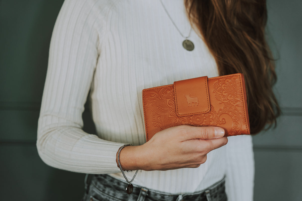 Billetera Toro señora piel grande