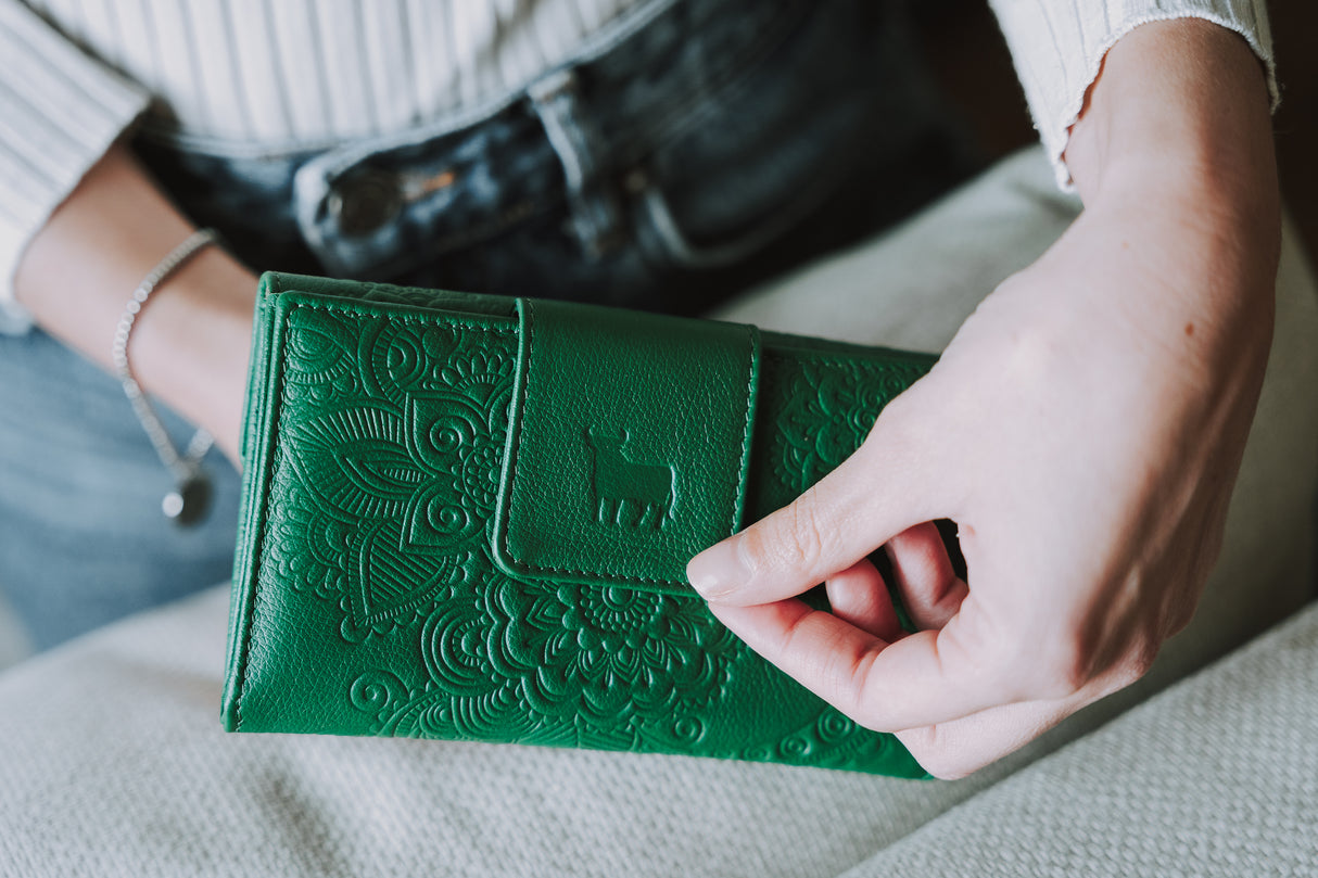 Billetera Toro de piel pequeña