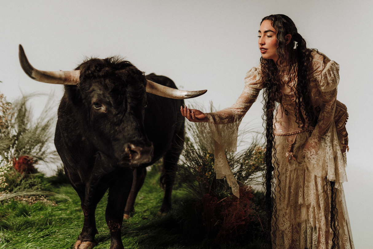 Toro pieza de cerámica x María José Llergo x Luis Torres